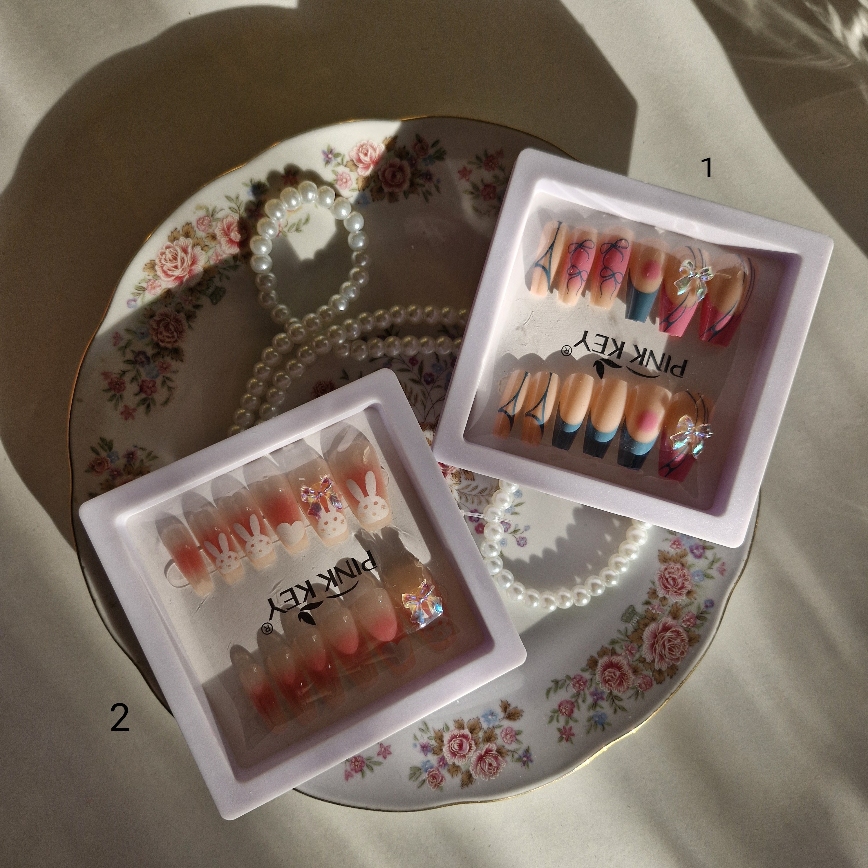 ناخن مصنوعی برند PINK KEY